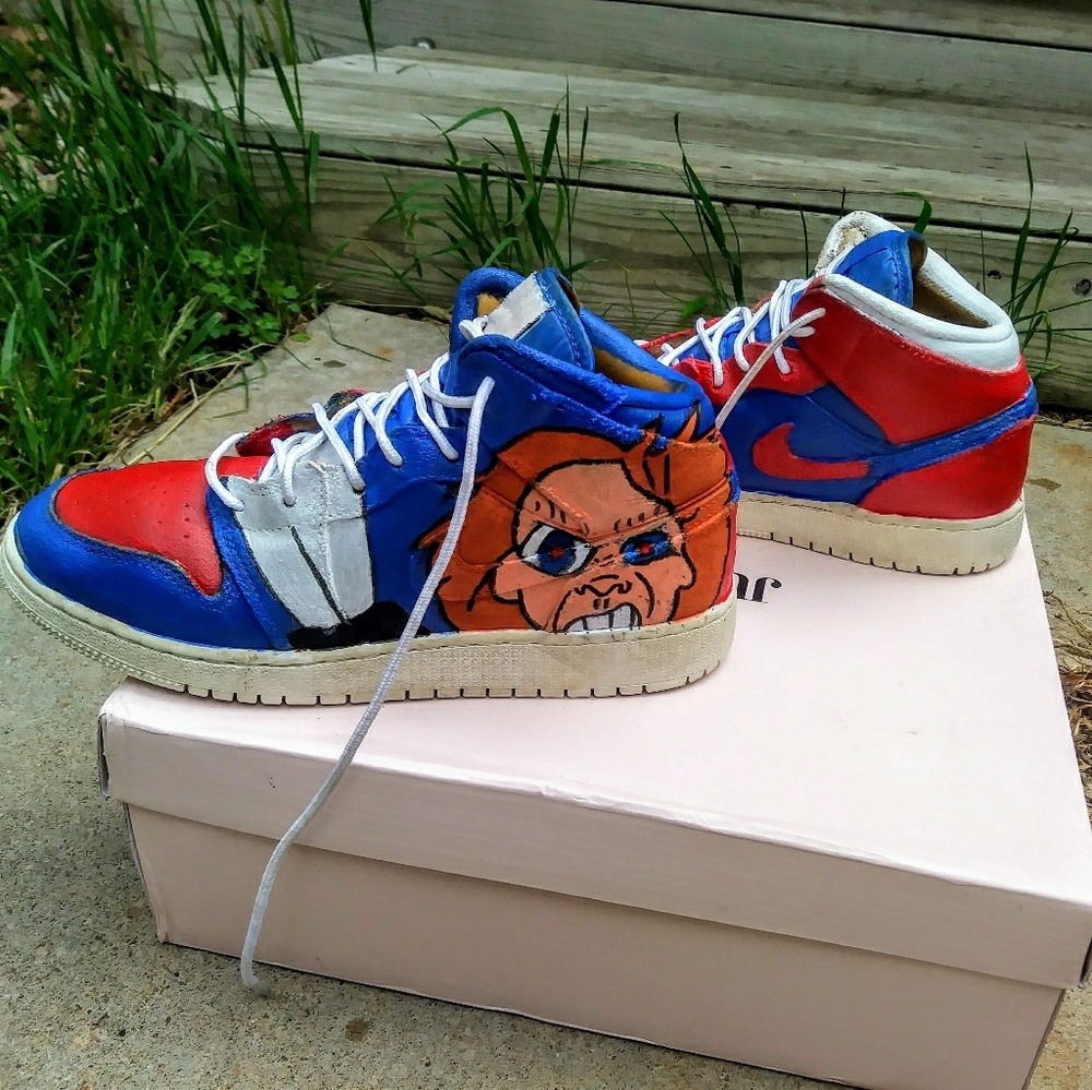 Child's Play custom painted Jordan's